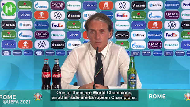 Roberto Mancini believes Italy not favourites but warns best yet to come